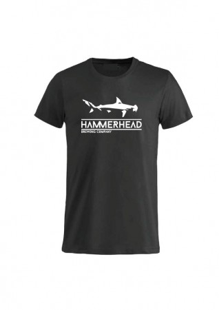 T-Skjorte Hammerhead logo - Sort